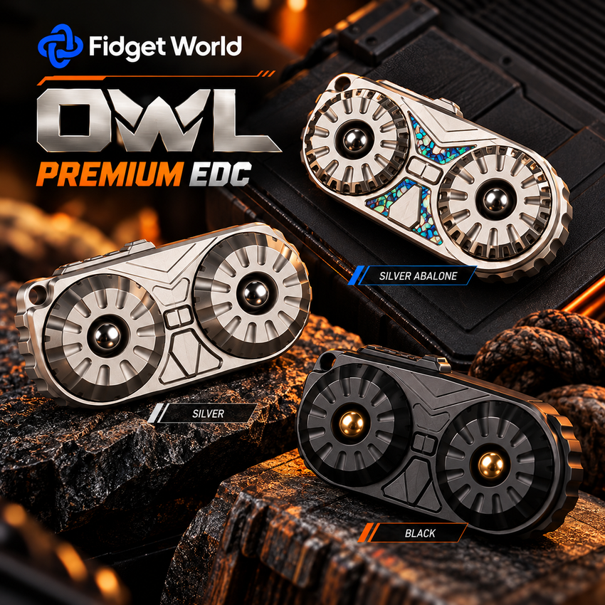 OWL Multifunctional Fidget Slider | Stainless Steel