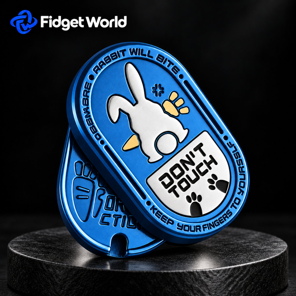 Rabbit Fidget Slider | Stainless Steel