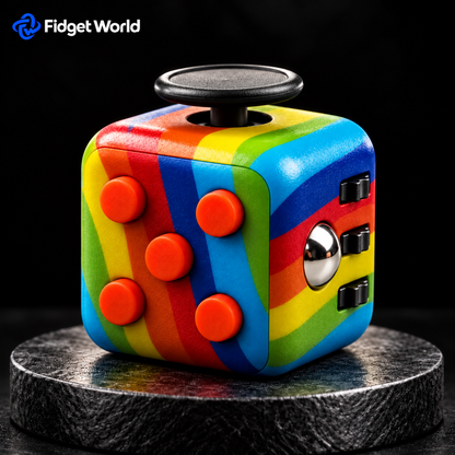 6-in-1 Fidget Cube | ABS PLASTIC