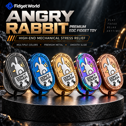 Rabbit Fidget Slider | Stainless Steel