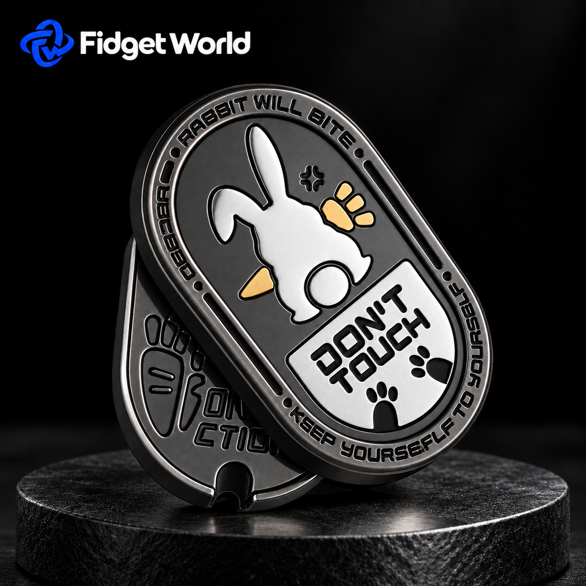 Rabbit Fidget Slider | Stainless Steel