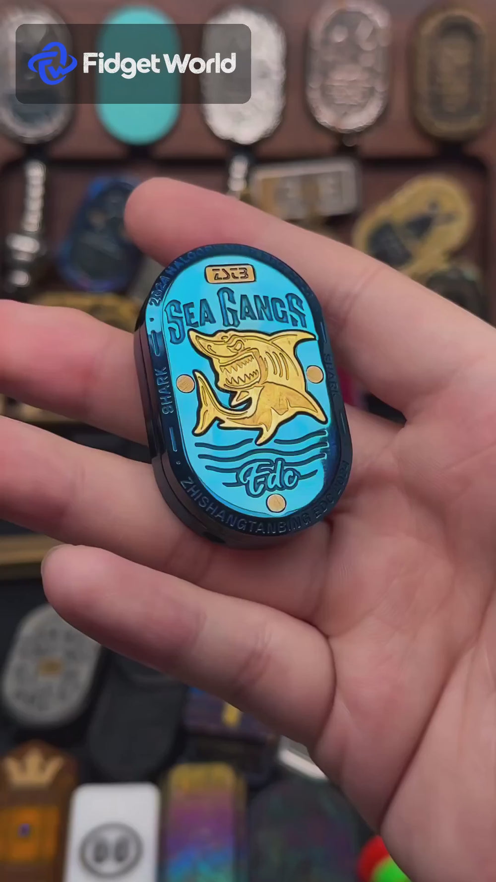 Sea Shark mechanical slider in action — Fidget World